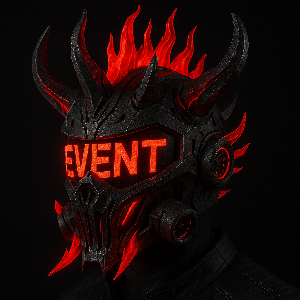 Customizable EVENT Rave Party Helmet